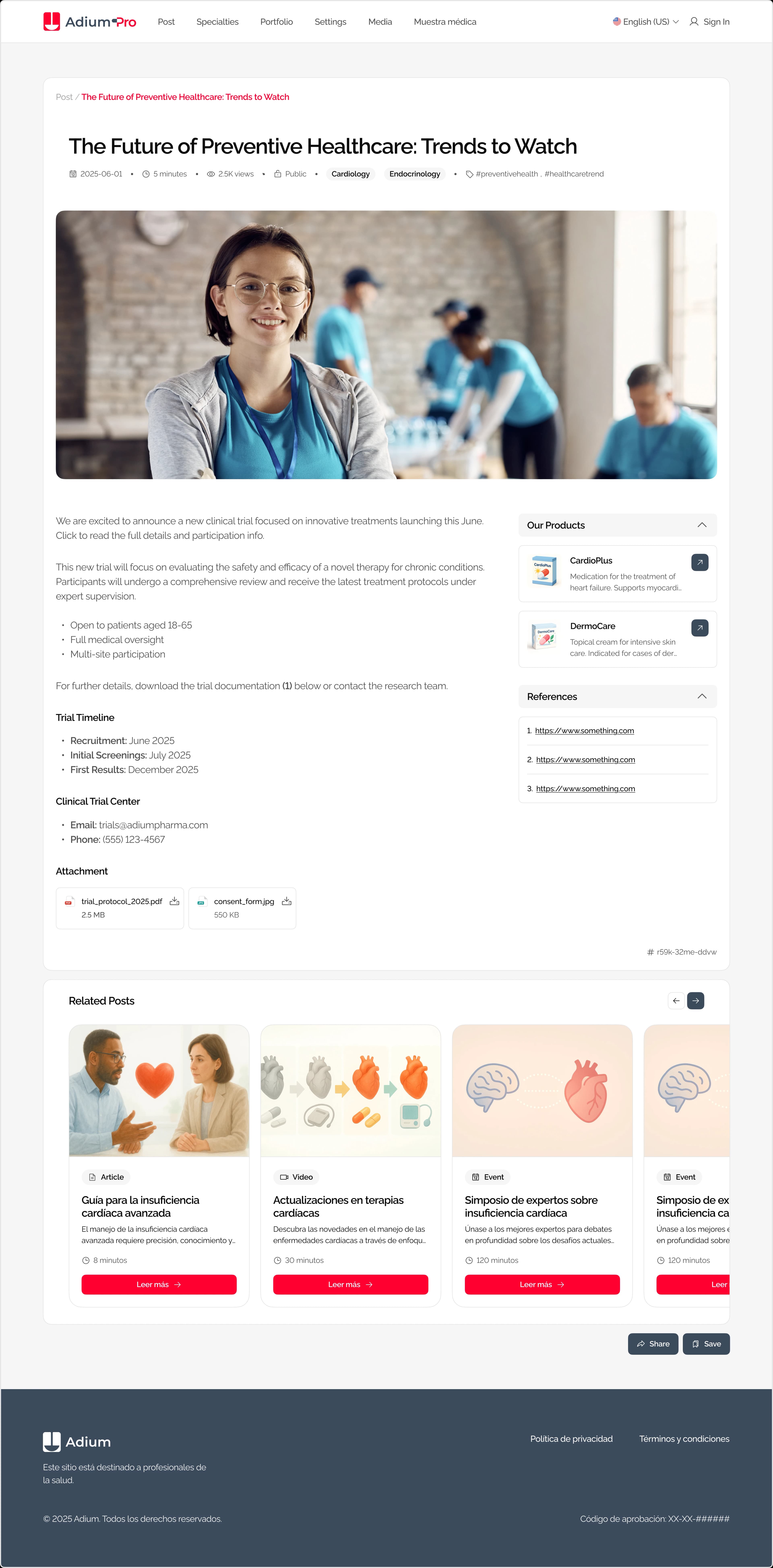 Adiumpro — post view